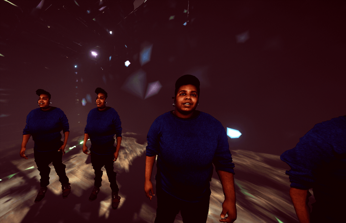 Made This Way VR documentary still featuring Devyn.